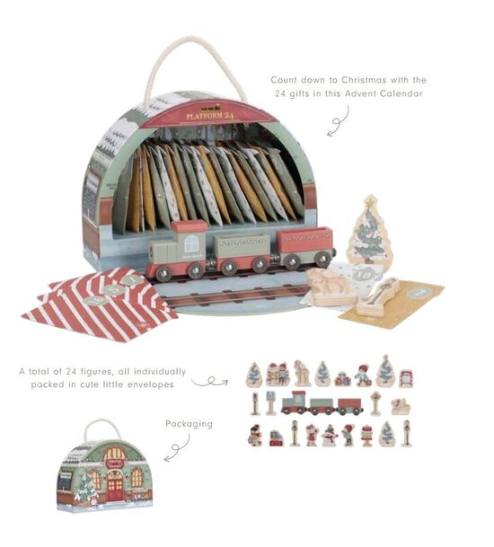 Little Dutch Advent Calendar Train Track Christmas 4880